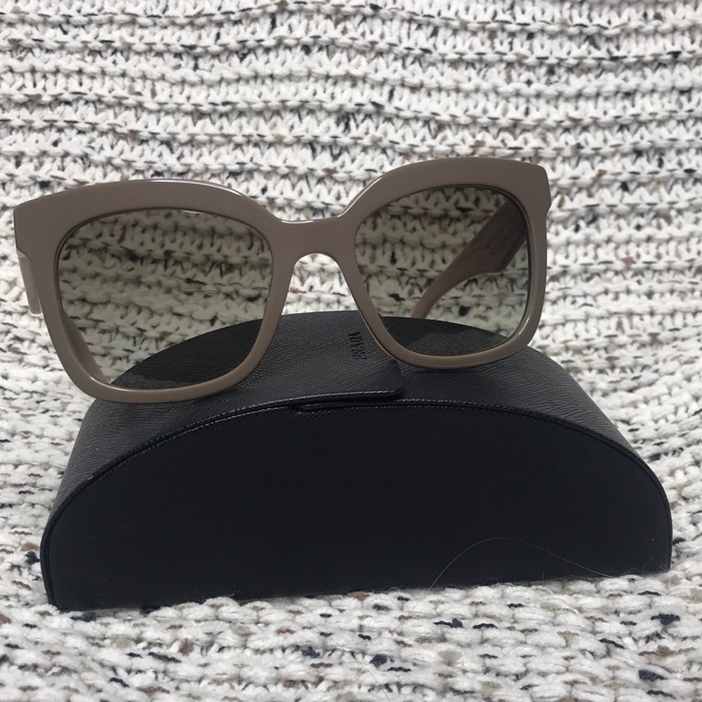 Prada SPR 24Q Beige Opal Sunglasses